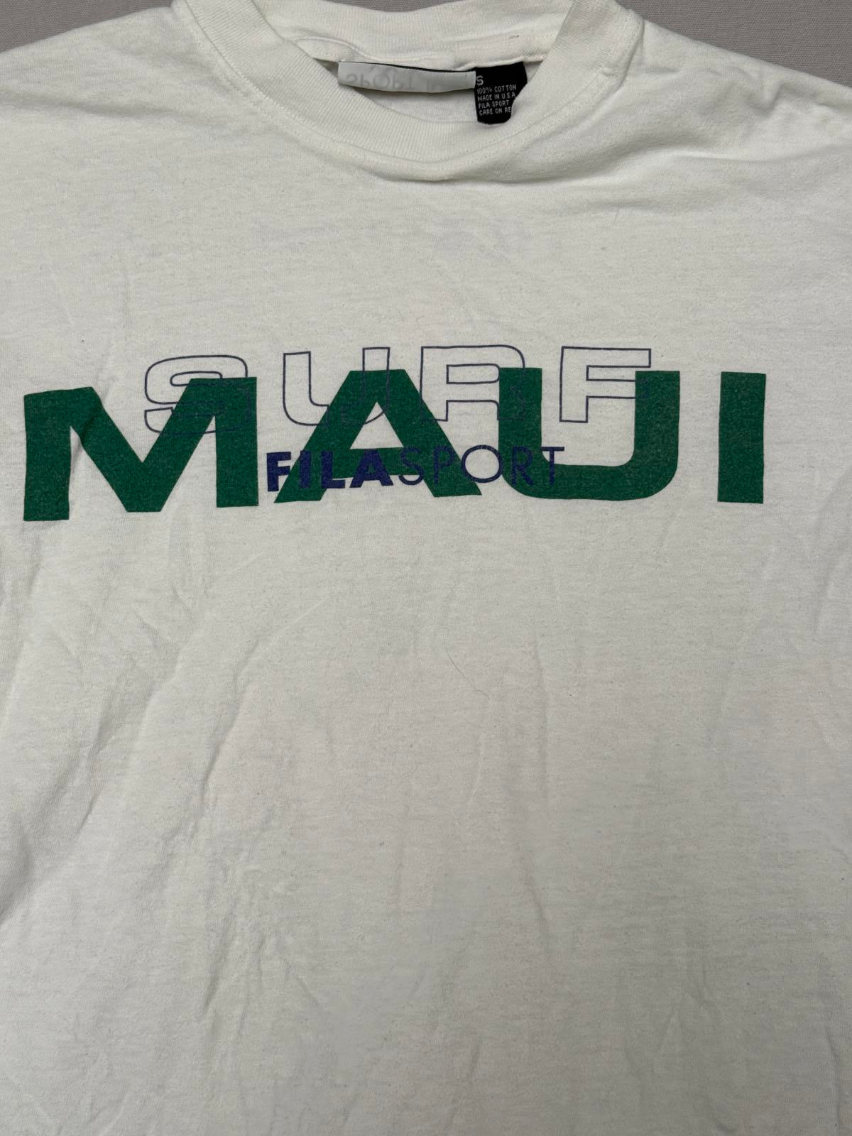 VTG Surf Maui T-shirt Fila Sport Tee Made in USA - S