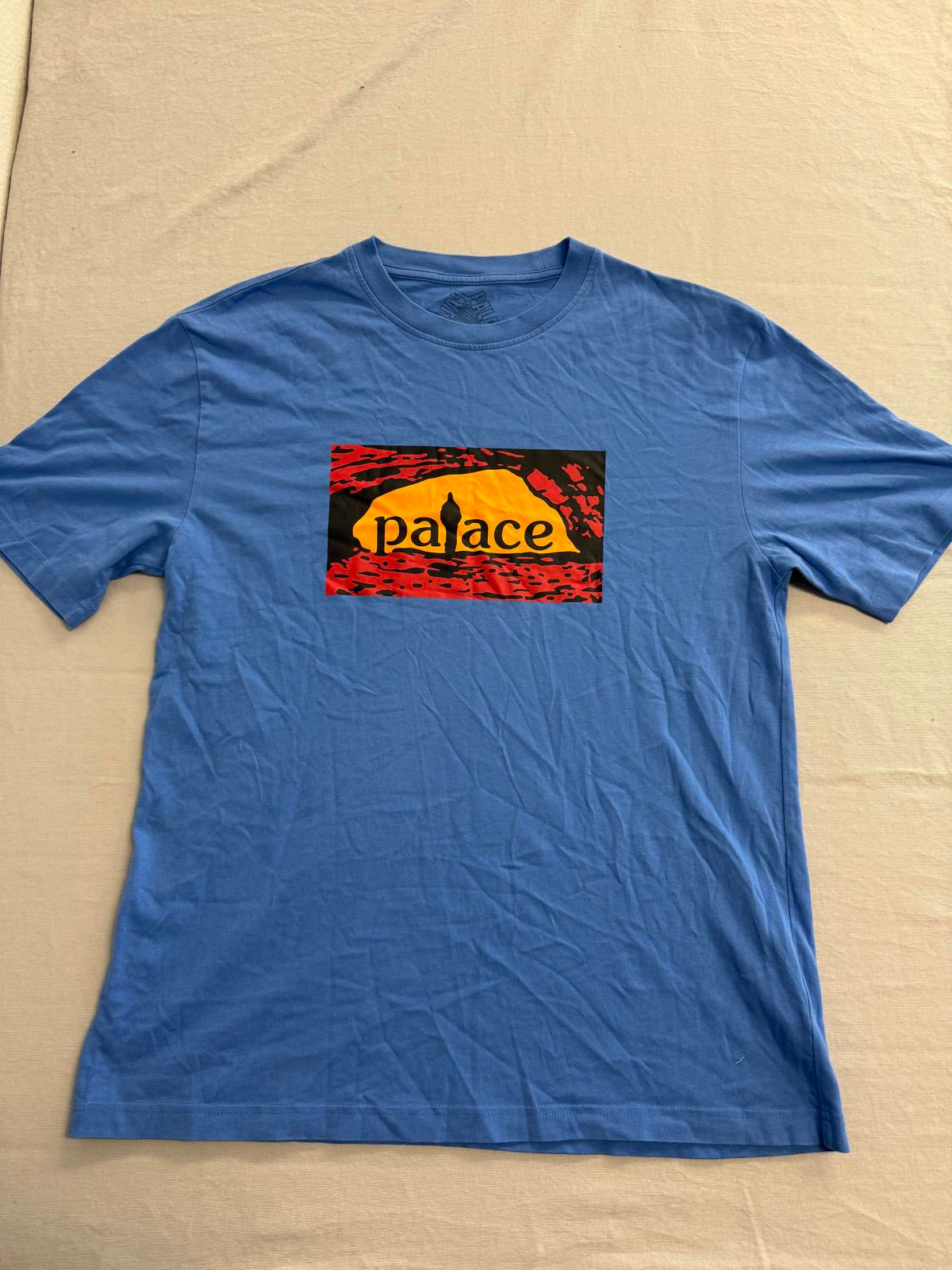 Palace Caveman T-shirt Skate Brand Man in Cave Tee - L