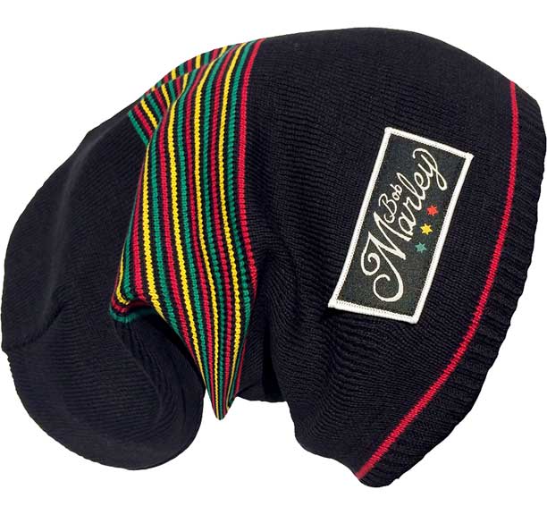 Bob Marley Rasta Slouch Beanie