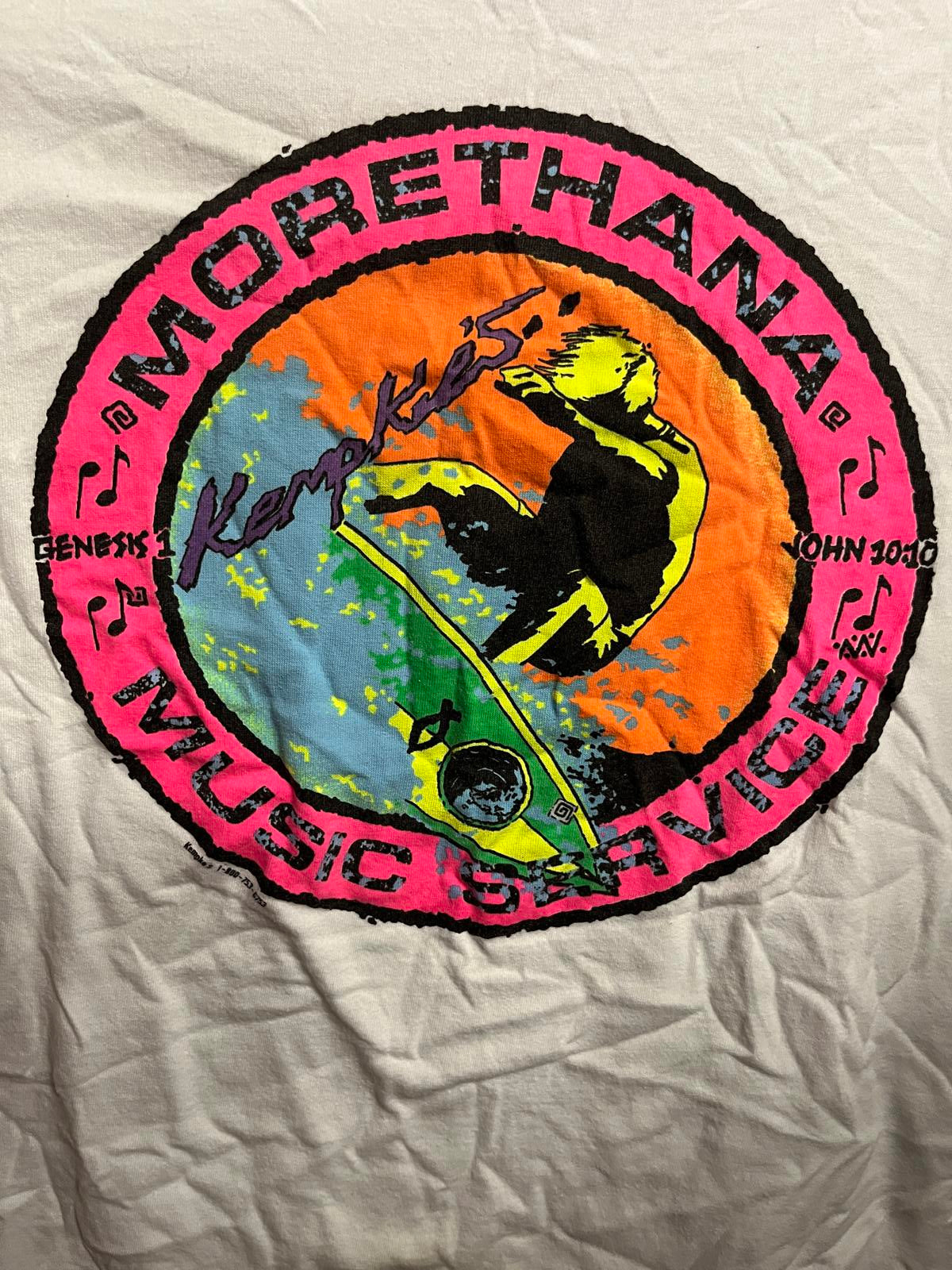 Christian Surfing T-shirt - Vintage Jesus Surf Single Stitch