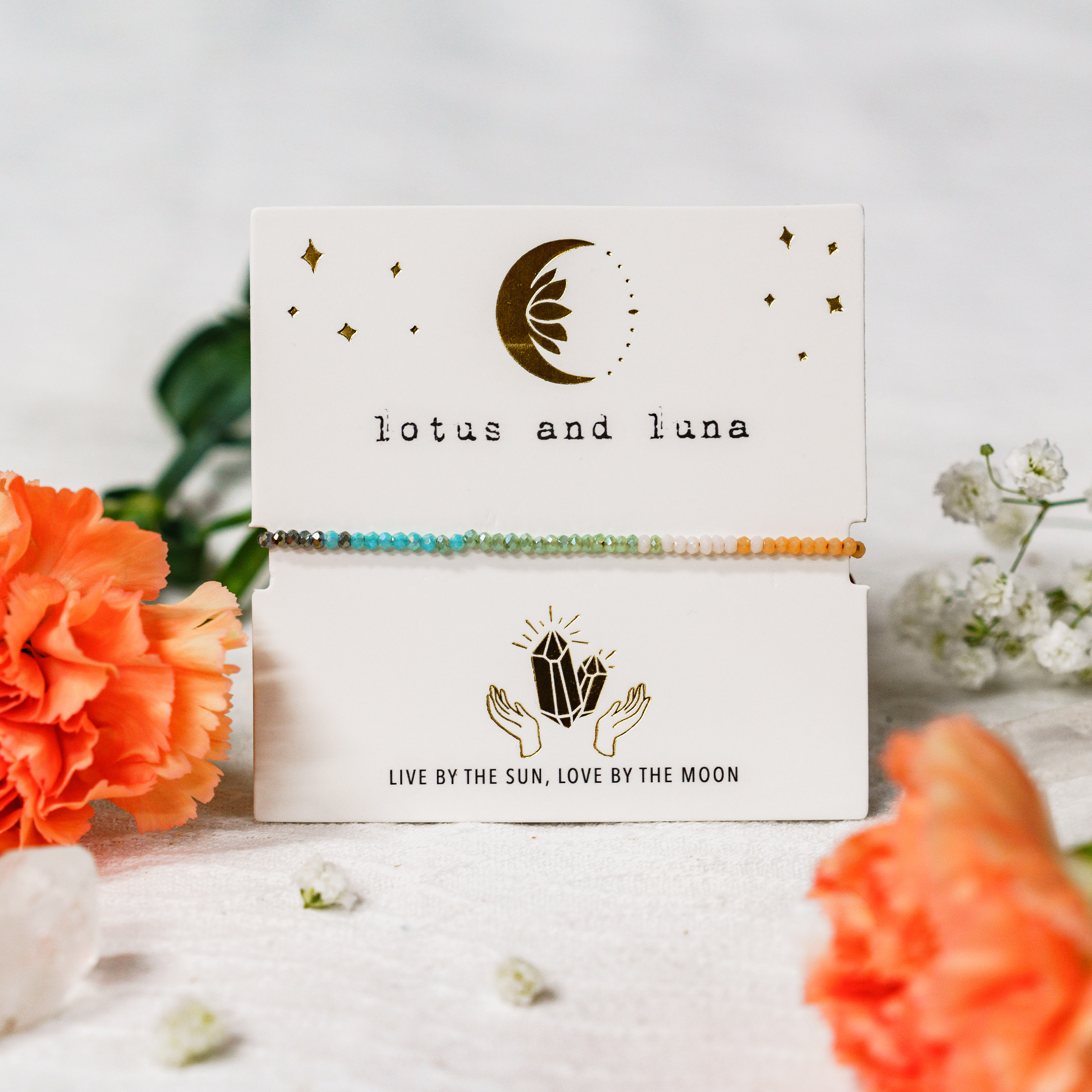 "Live by the Sun, Love by the Moon" Goddess Bracelet
