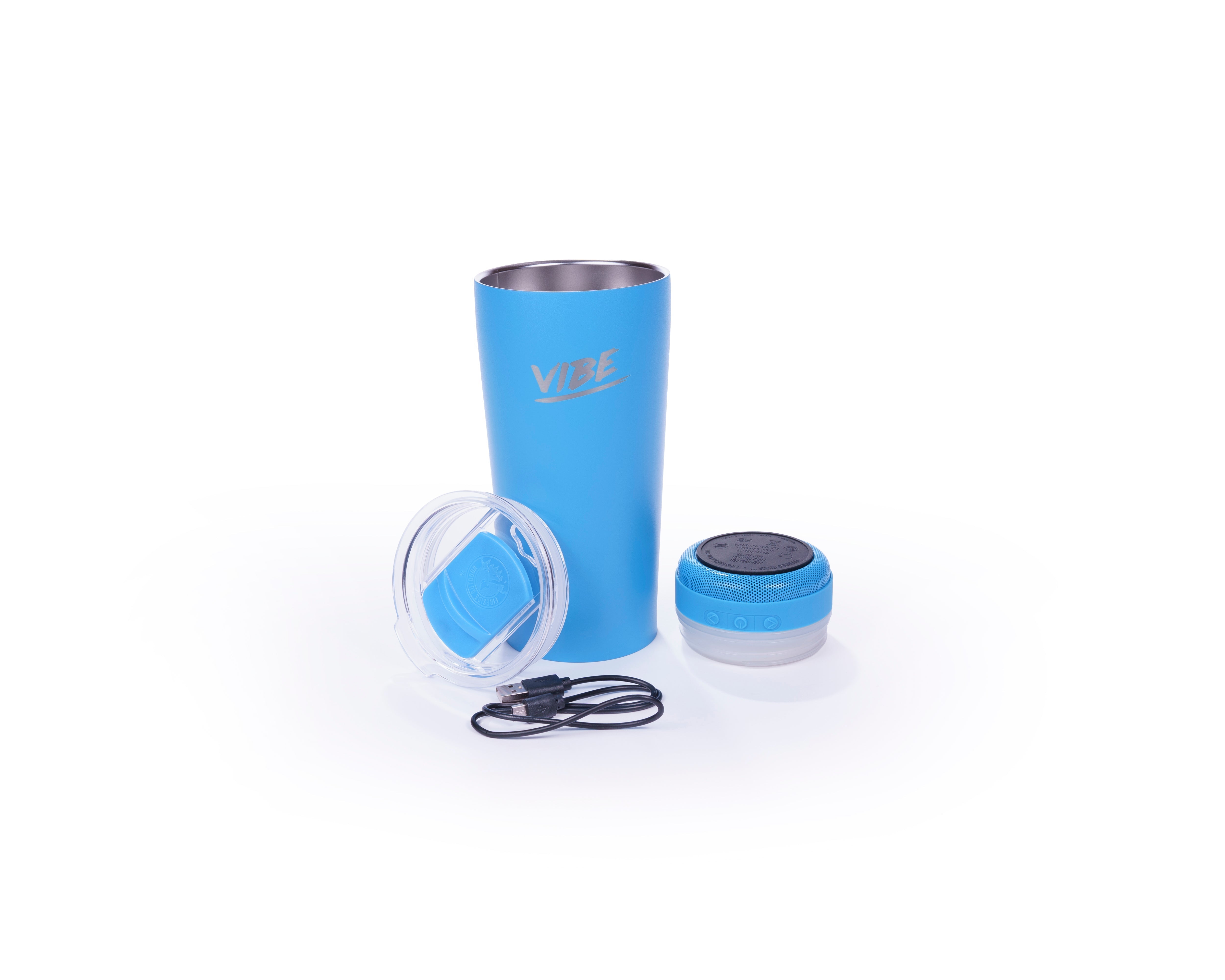 Vibe 18oz Tumbler with Bluetooth Speaker