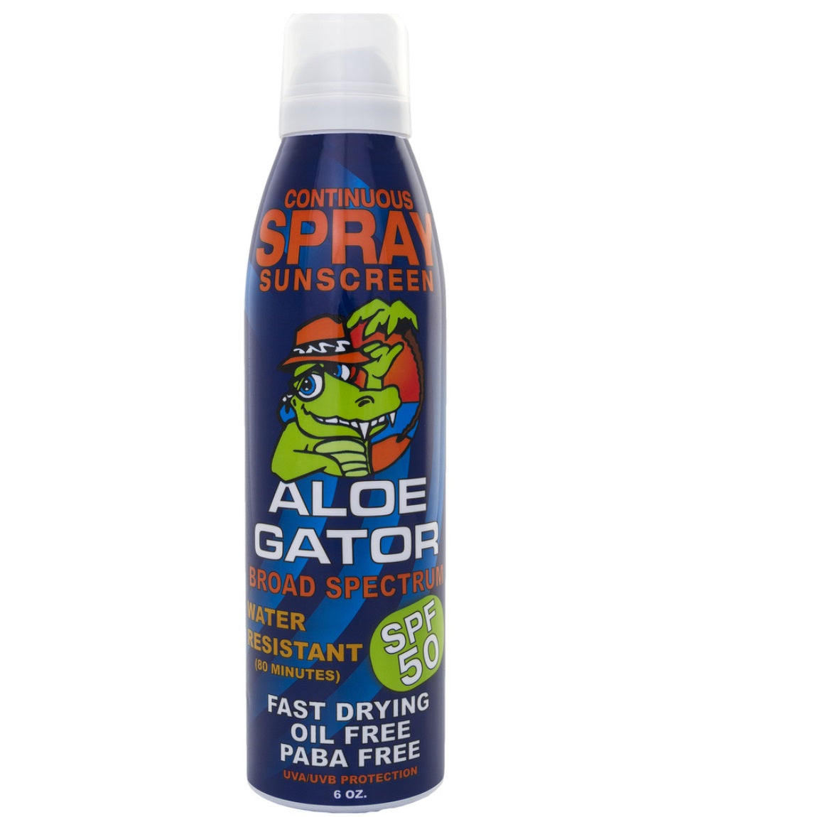 Aloe Gator Sunscreen Spray - 6oz SPF50 - Water Resistant