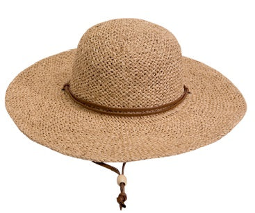 Wet Beach Girl Casual Straw Wide Brim Hat