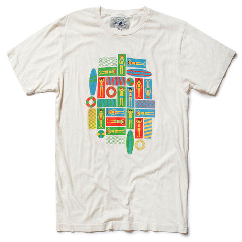 Wellen Crowds Eggshell T-Shirt