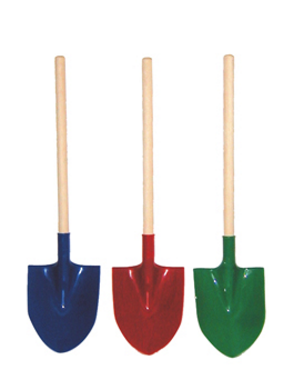 Wet 17" and 30" Wooden Handle Beach Shovels