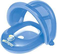 Baby Pool Float with Sunshade - H2oGo Baby Inflatable Seat UV