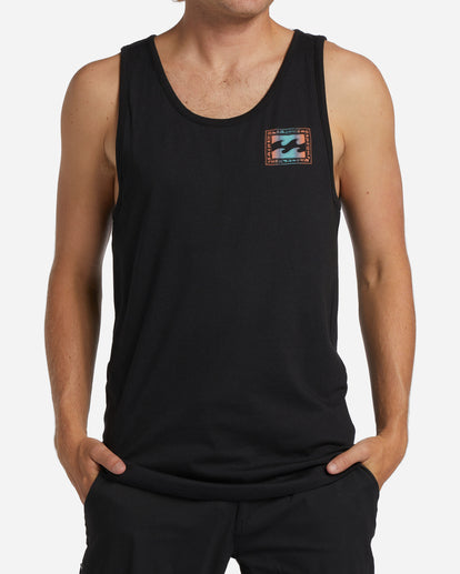 Billabong Mens Tank Top- Crayon Wave