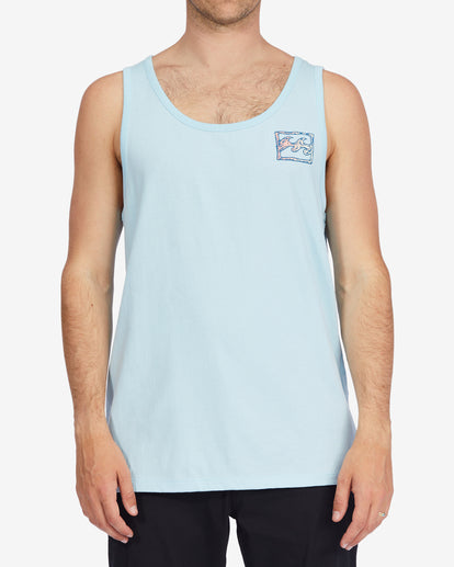 Billabong Mens Tank Top- Crayon Wave
