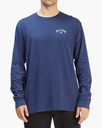 Billabong Long Sleeve T-shirt - Mens Arch Wave Washed