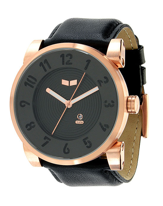Vestal Doppler Black/Rosegold Watch