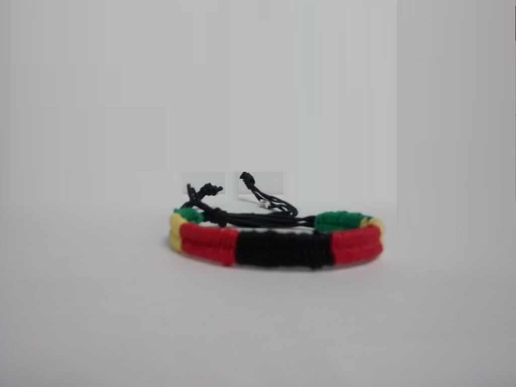 Baja Billy Rasta Braided Bracelet