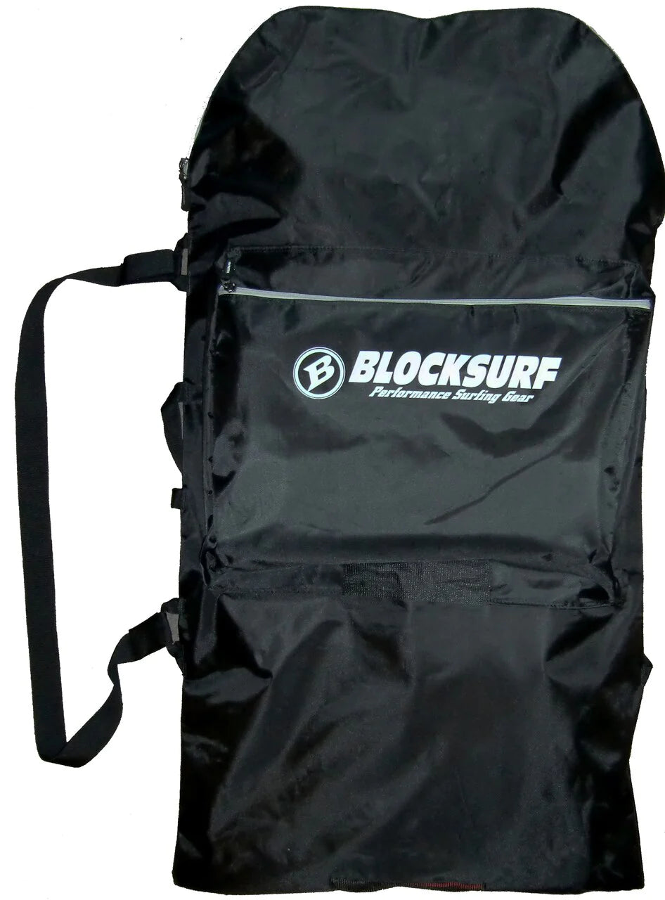 Black Bodyboard Bag - Backpack / Handle Strap