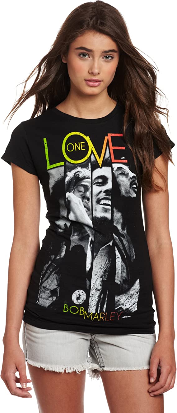 Bob Marley One Love Juniors T-shirt