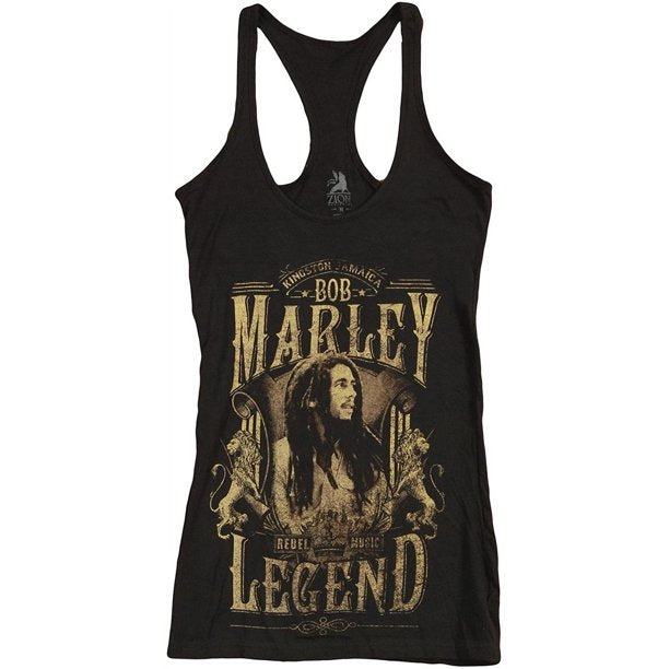 Bob Marley Womens/Juniors Rasta Tank Top