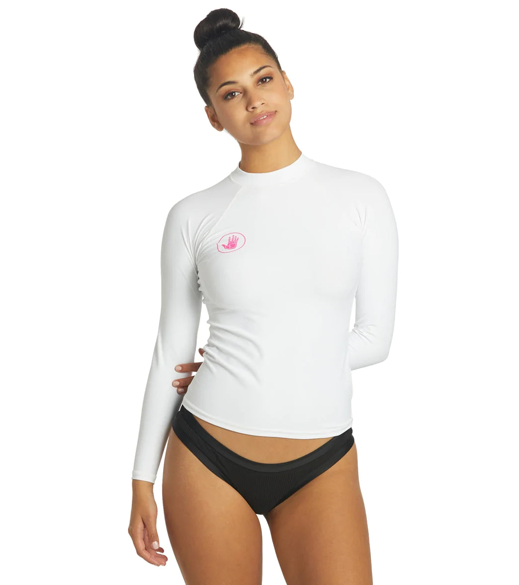 Body Glove Womens/Juniors Rashguard - Basic Short & Long Sleeve Rashguards Fitted