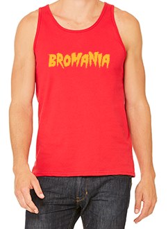 BORD Apparel Bro Mania Tank Top Red & Yellow