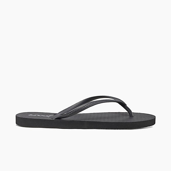 Reef Chakras Black & Blush Flip Flops