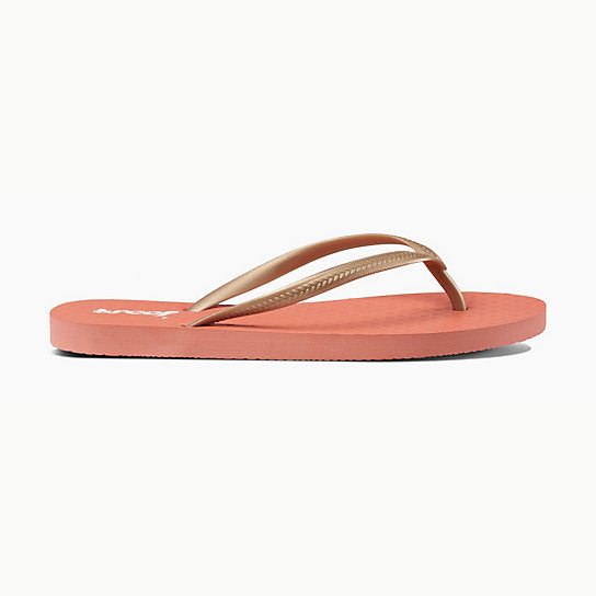 Reef Chakras Black & Blush Flip Flops