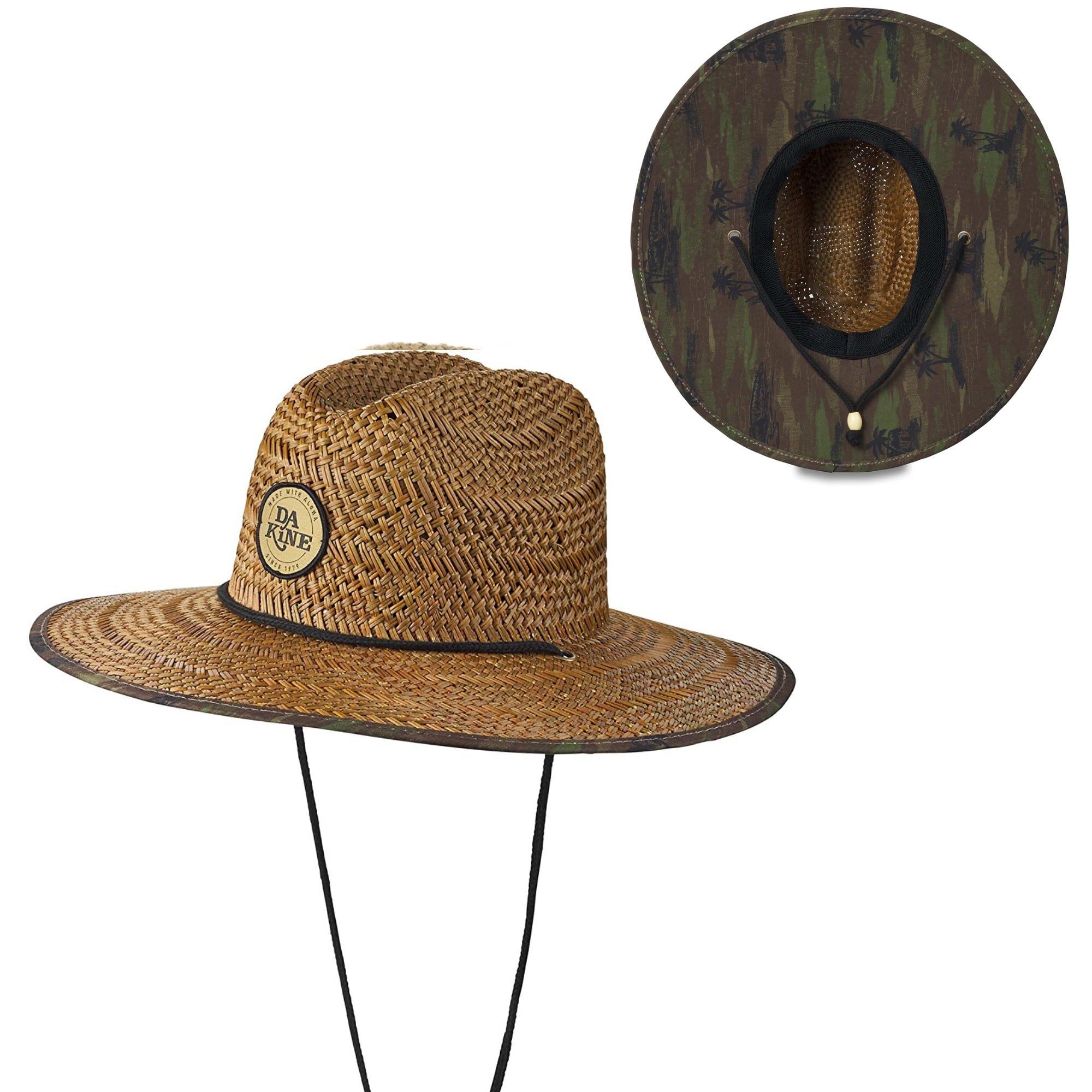 Dakine Pindo Straw Hat - Hawaiian Style Lifeguard Hat