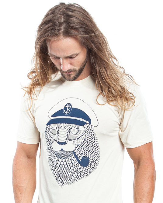 Duvin Captain Lion Cream T-shirt