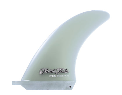 FCS Fluid Foils Single Fin 6 Clear Longboard Fins