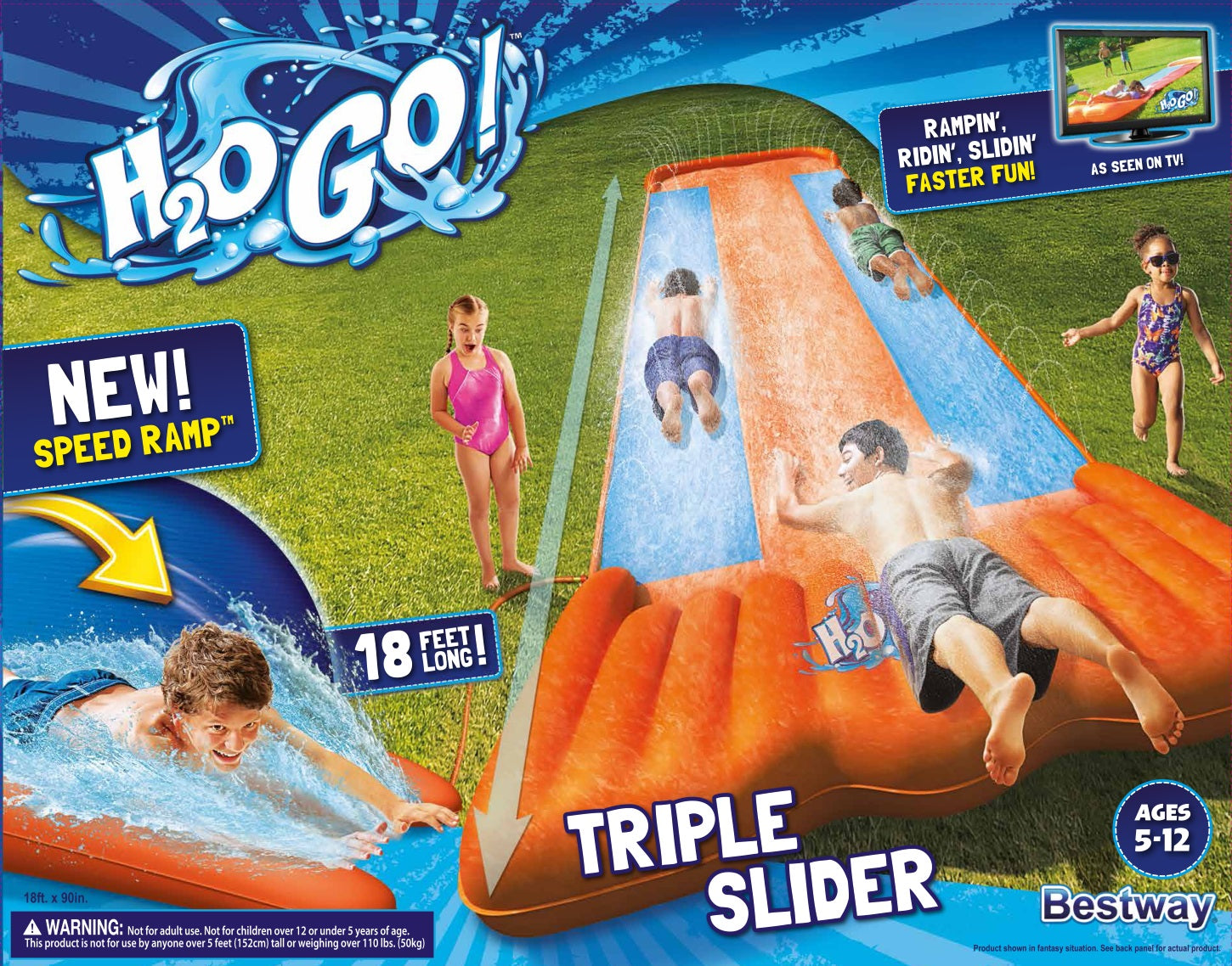Bestway Backyard Water Slide: Single, Double, Triple Slider