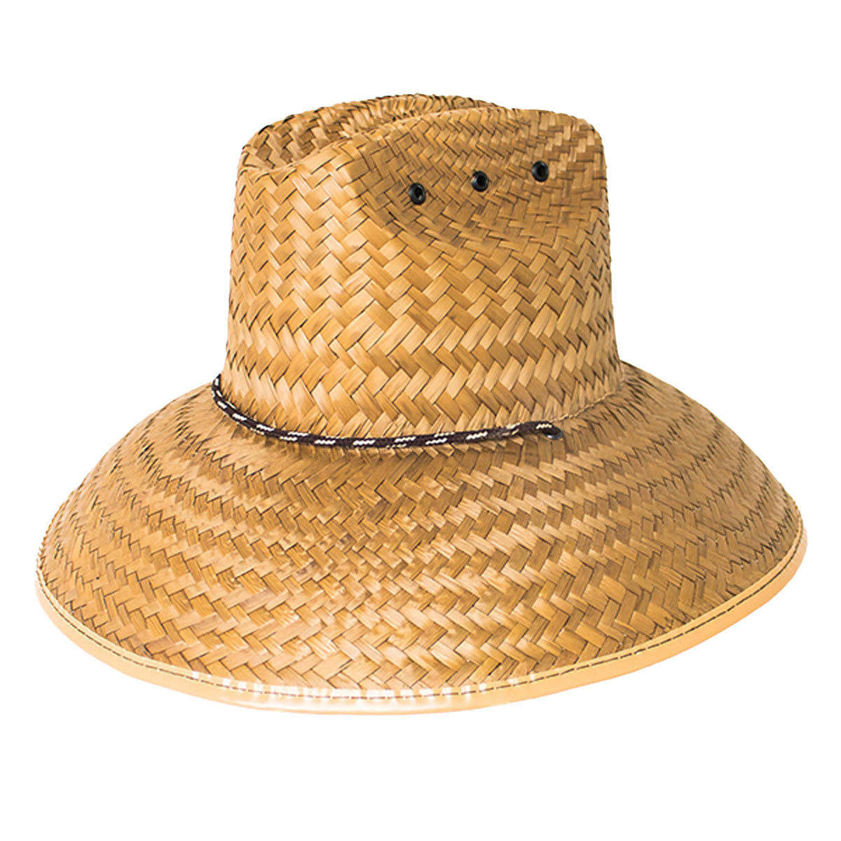 Peter Grimm Hasselhoff - 5 Inch Brim 100% Straw Lifeguard Hat
