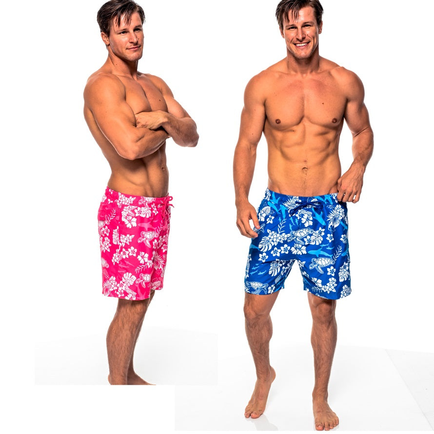 US Apparel Hawaiian Flower Boardshorts