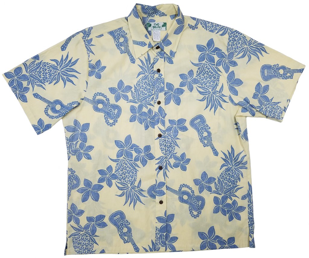 Two Palms Ukulele Hawaiian Shirt – Reverse Print