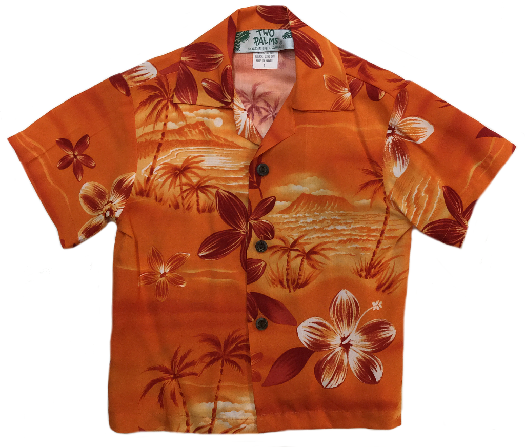 Two Palms Moonlight Hawaiian Shirt Rayon