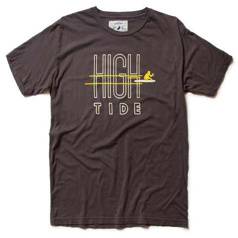 Wellen High Tide Charcoal T-Shirt