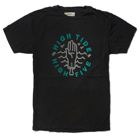 Wellen High Five Black T-Shirt