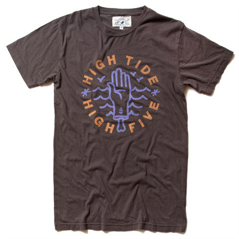 Wellen High Five Charcoal T-Shirt