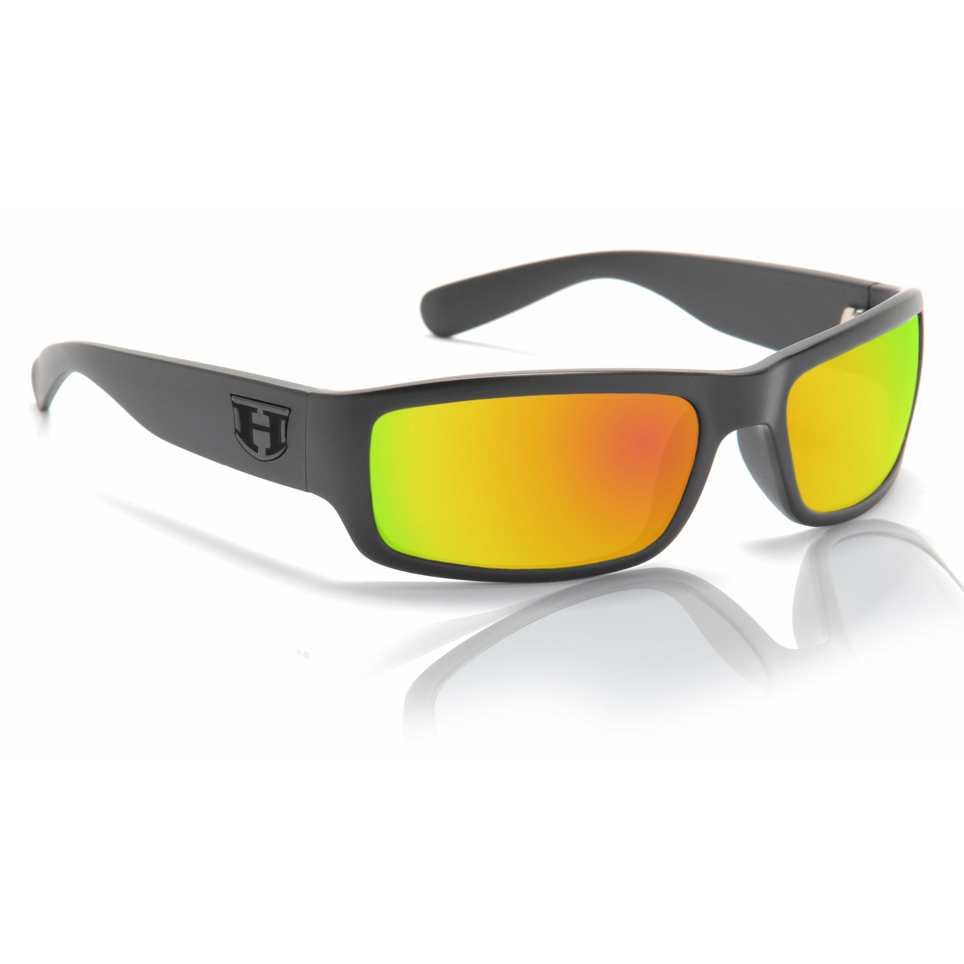 Hoven Highway Black On Black/Fire Chrome Polarized Sunglasses