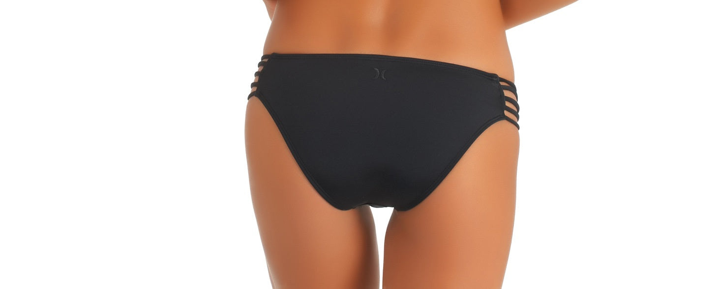 Hurley One & Only Spider Black Bikini Bottom