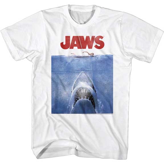 Official Jaws Movie T-shirts - Jaws Shark Movie Poster Merch