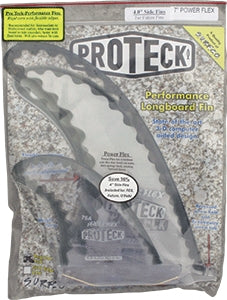 Proteck Power Flex Combo Ffs 7.0+4.0 Clr/Smk Surfboard Fin