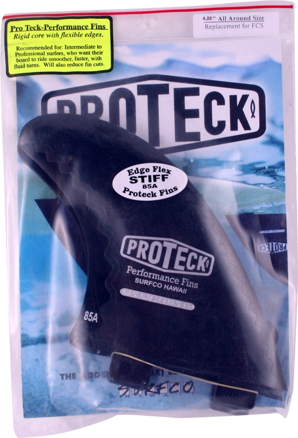 Proteck Perform Fcs Stiff Flex 4.25 Blk/Blk Surfboard Fin