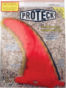 Proteck Super Flex Lb Center 7.0 Red/Yel Surfboard Fin