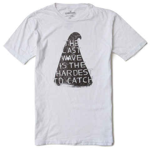 Wellen Last Wave White T-Shirt