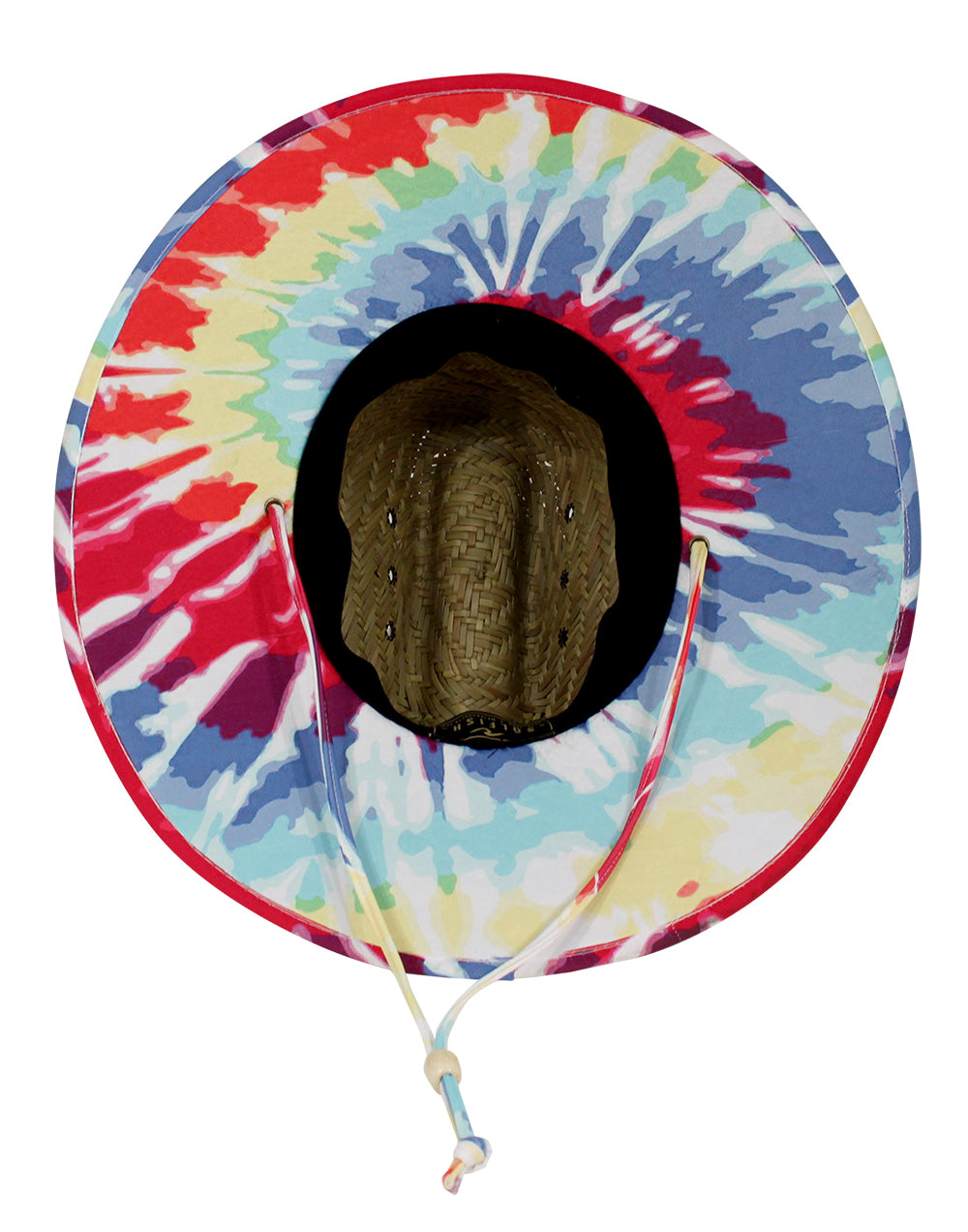 Mens Straw Lifeguard Hat - Underbrim Designs