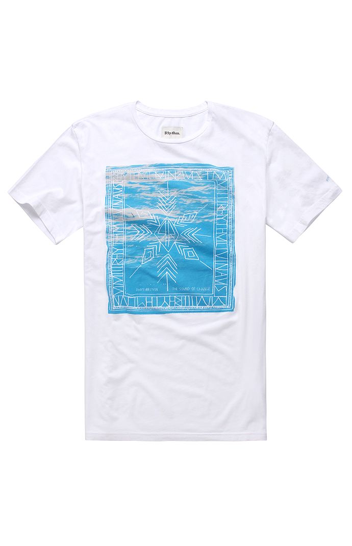Rhythm Liquid Arrow Tee White T-shirt