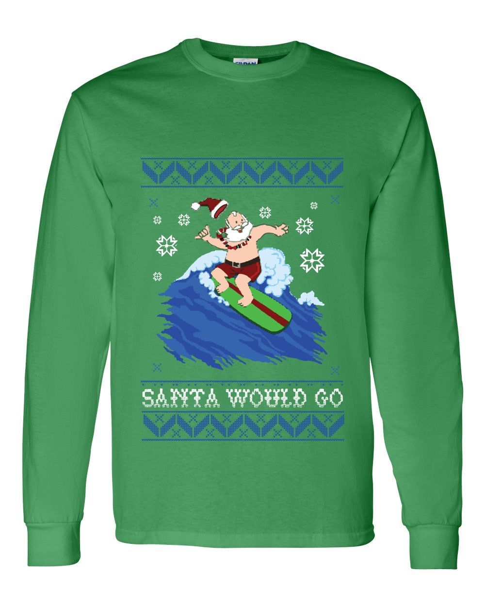 BORD Apparel Santa Christmas Long T-shirt