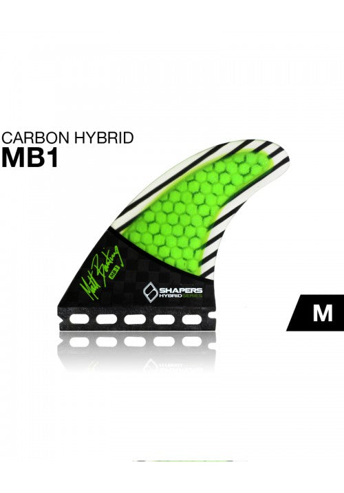 Shapers Matt Banting Pro Carbon Hybrid Flex Futures Fins