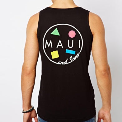 Maui and Sons Classic Cookie Logo Tank Top