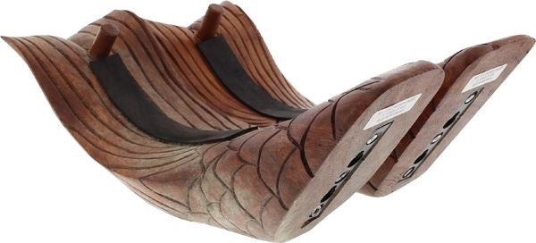 Beatnik Large Wooden Mermaid Tail Surfboard Wall Rack
