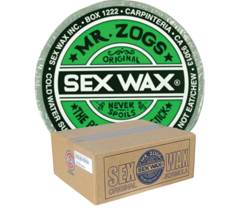 Sex Wax Cold Original Surf Wax Case 100 Bars Of Wax Assorted