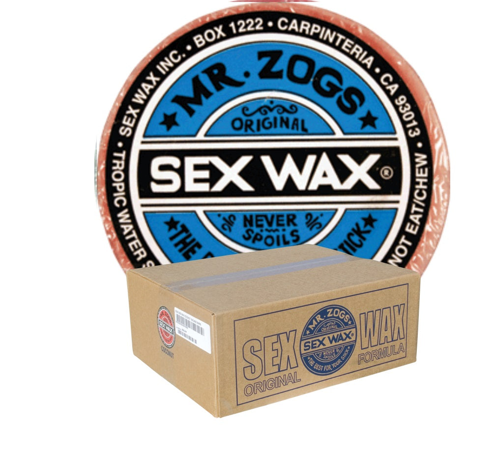 Sex Wax Tropical Original Surf Wax Case - 100 Bars of Wax - Assorted