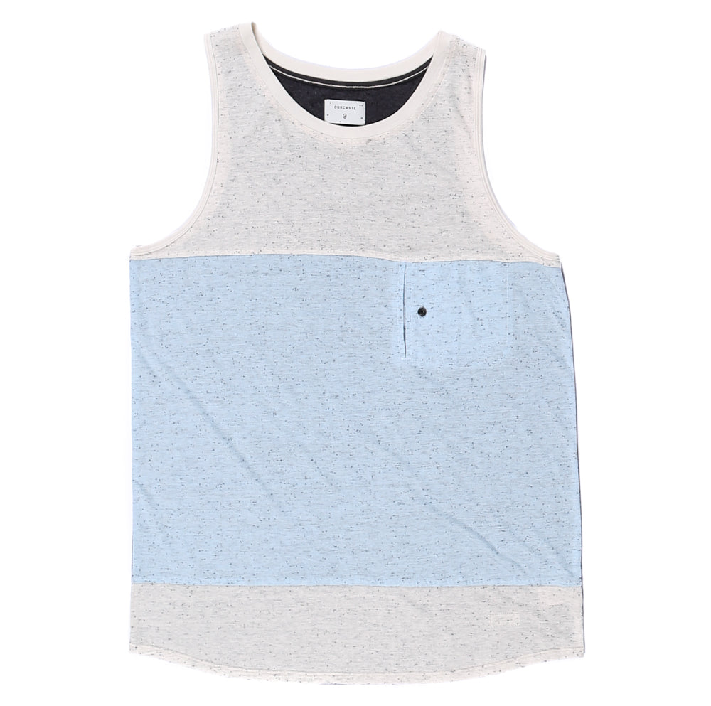 ourCaste Delon Sky Blue Tank Top